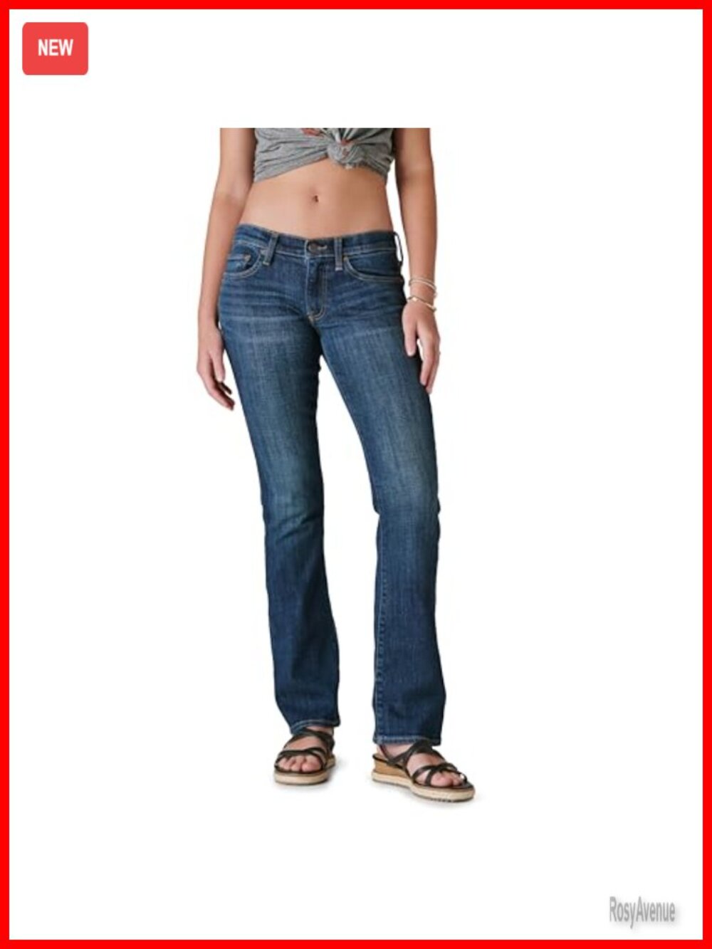 Mid Rise Easy Rider Bootcut Jeans Classic 5-Pocket
